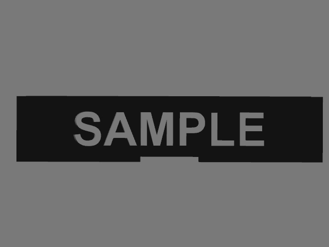 Versastack Drawer Front Label Plate