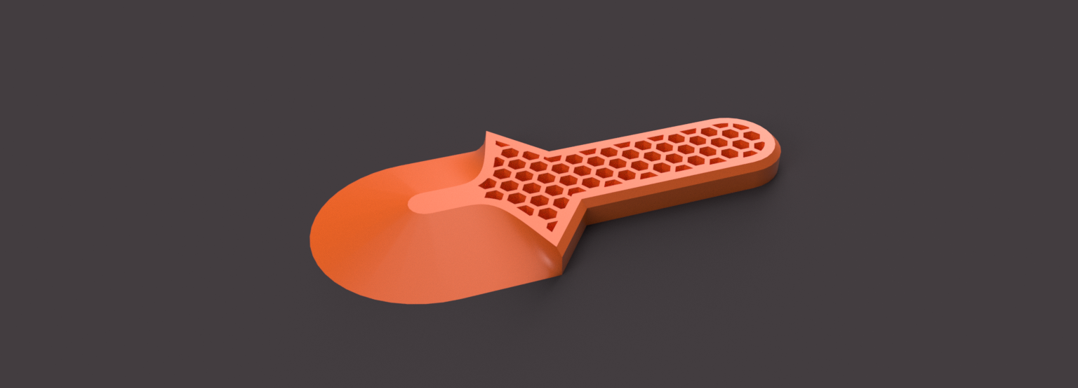 Miniatura 3 do modelo 3D Round scraper