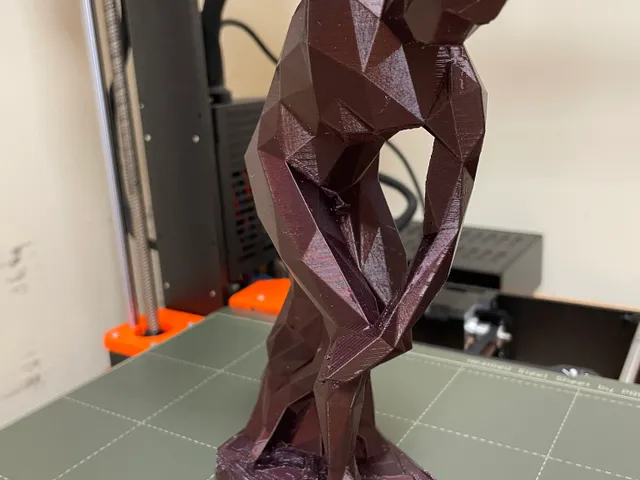 Lowpoly Discobolus (Discus Thrower)