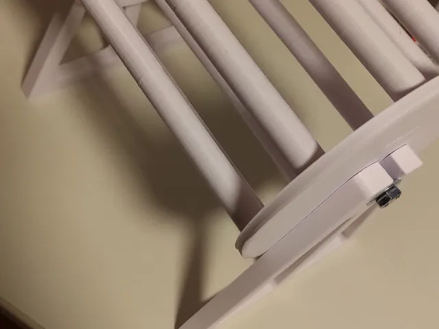 Hairclip holder, rotating