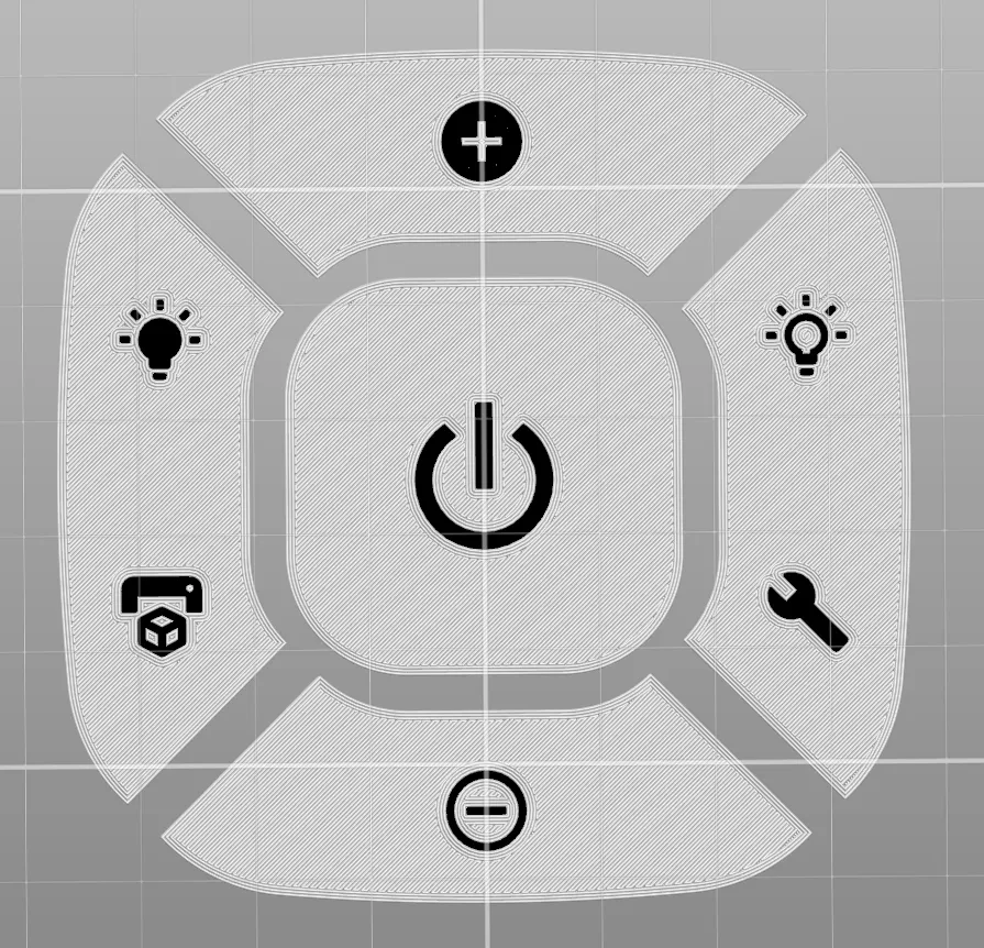 IKEA Symfonisk Gen2 Buttons by zeroflow | Download free STL