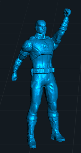 Captain America 3D Scan