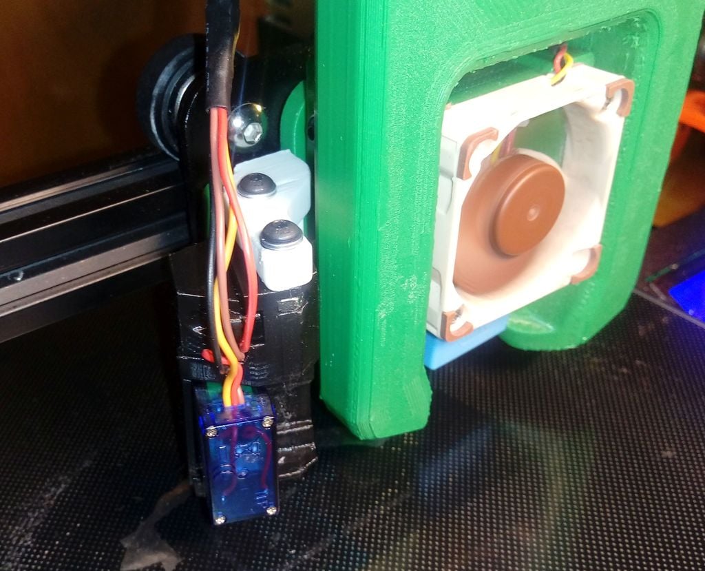 Petsfang v2 Ender 3 mount for BFPTouch - Poor's man BLtouch.