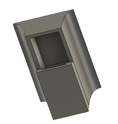 FPM10A / DY50 fingerprint sensor housing (wall mount)
