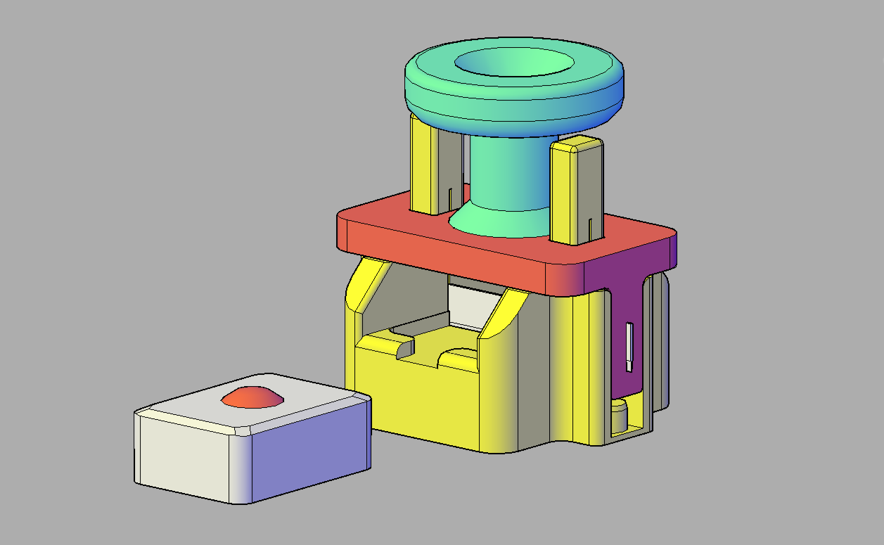 V4. Dishwasher safe tablet cutter (Finish).