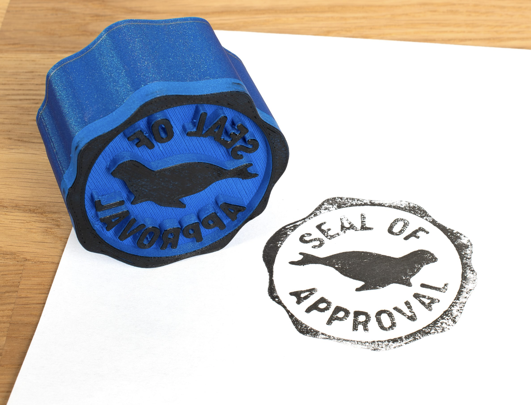 Seal of approval stamp