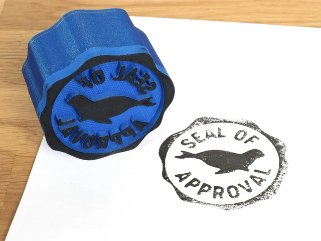 Seal of approval stamp