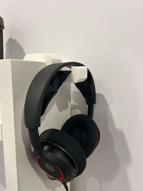 Headphone Desk Clamp / Wall vertical with hook