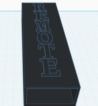 Remote holder for Roku