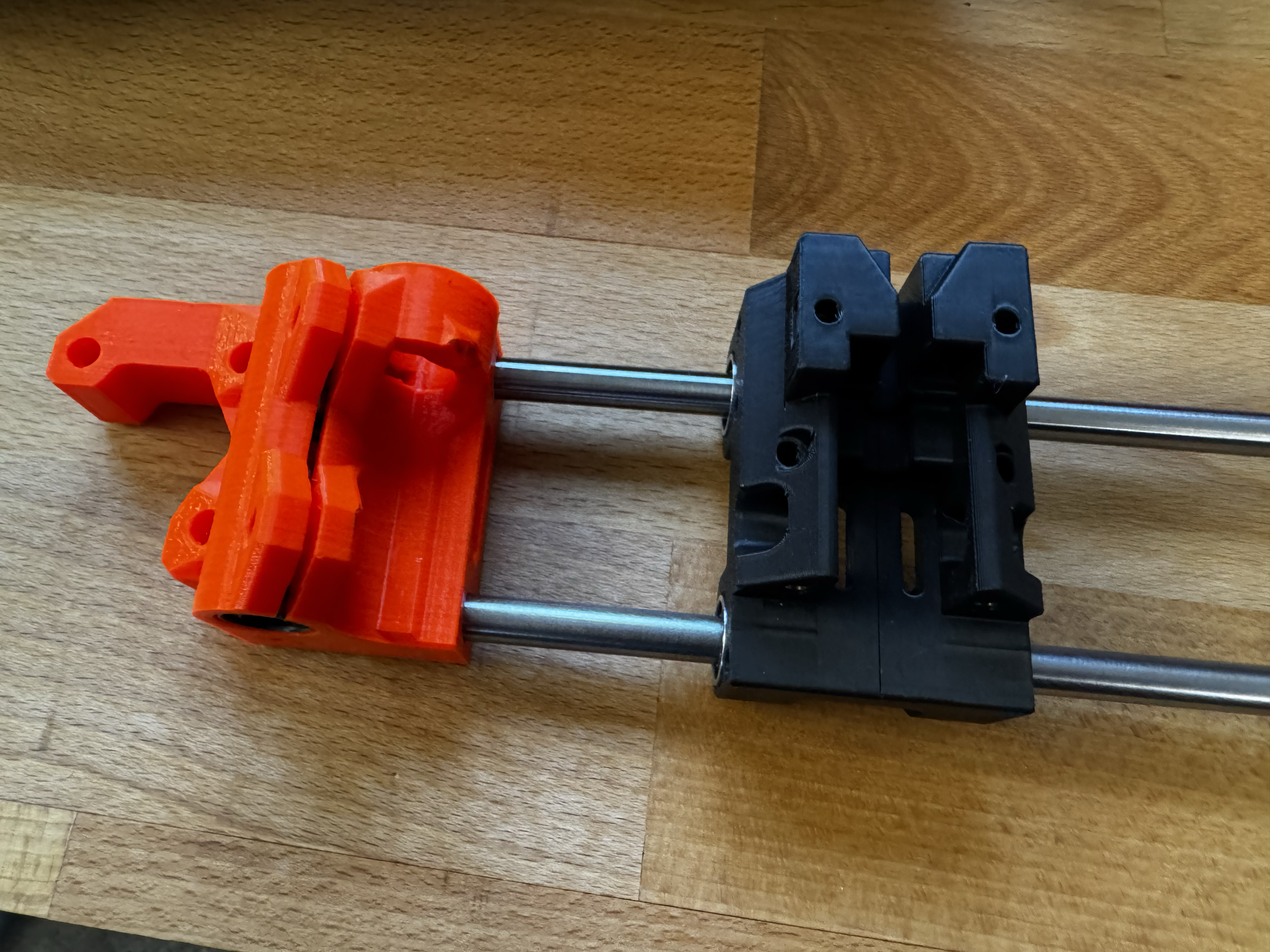 Dragon Burner X Carriage mount for 45mm spaced rods