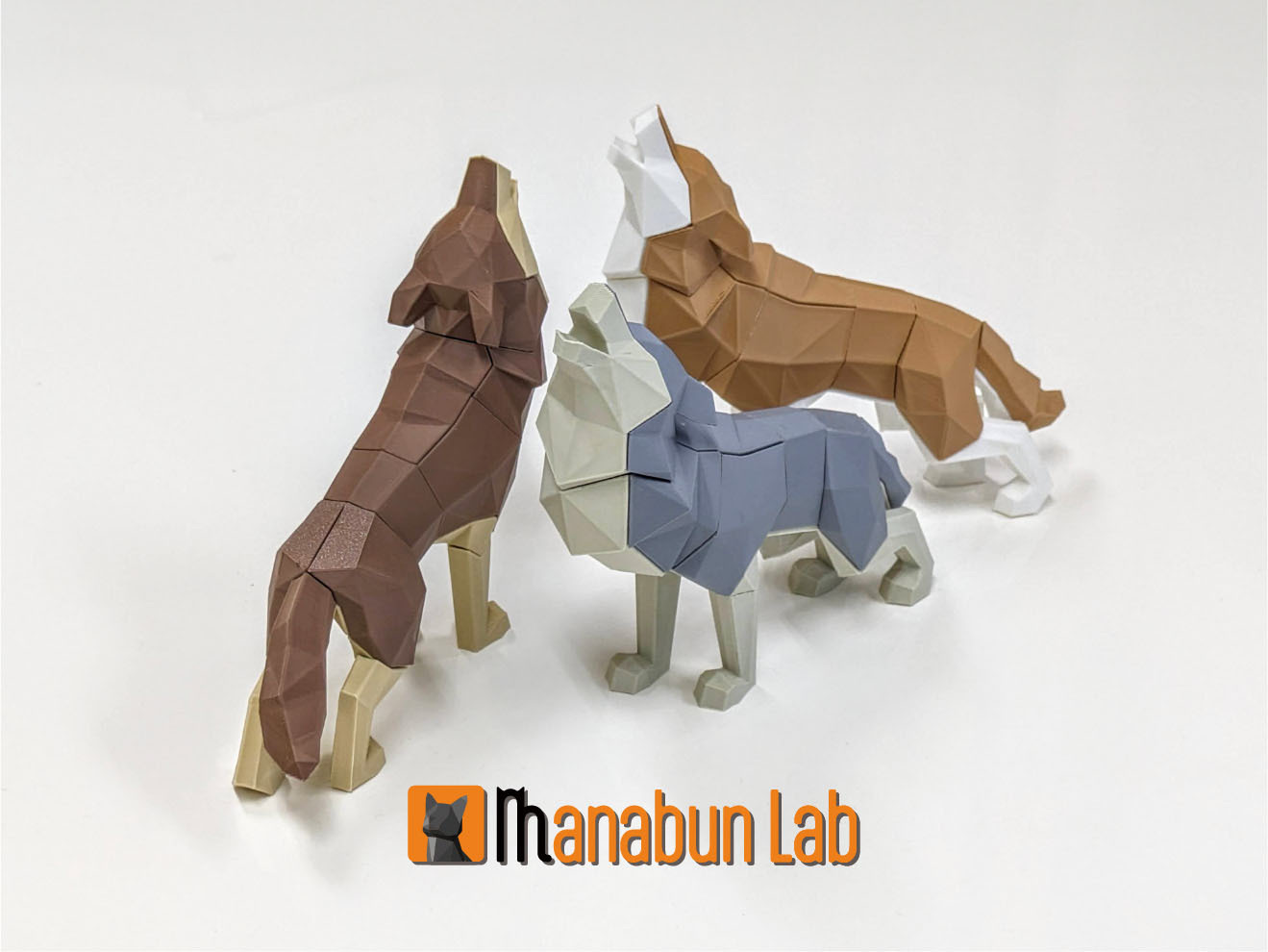 Low Poly Wolf Puzzle