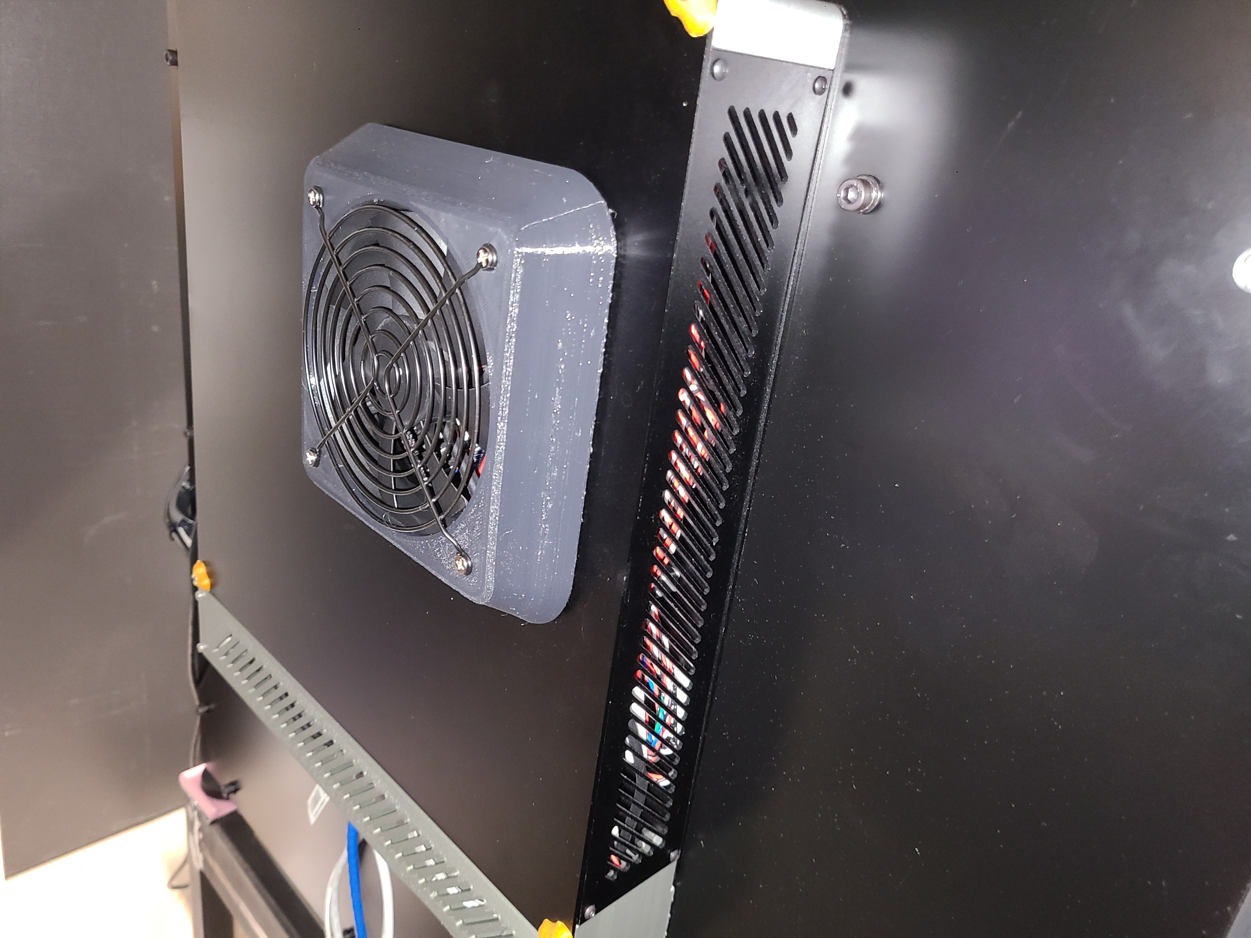 VCore4 Electronics Enclosure External 120 mm Fan Bezel