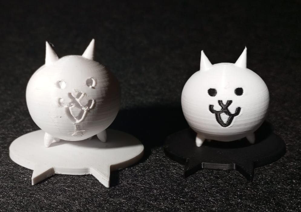 Battle cats - basic cat figure (with multicolor support)