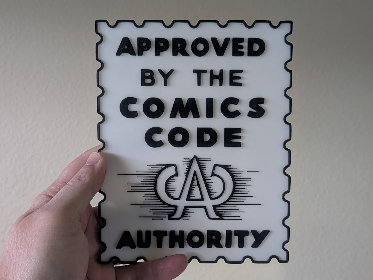 Comics Code Authority Stamp