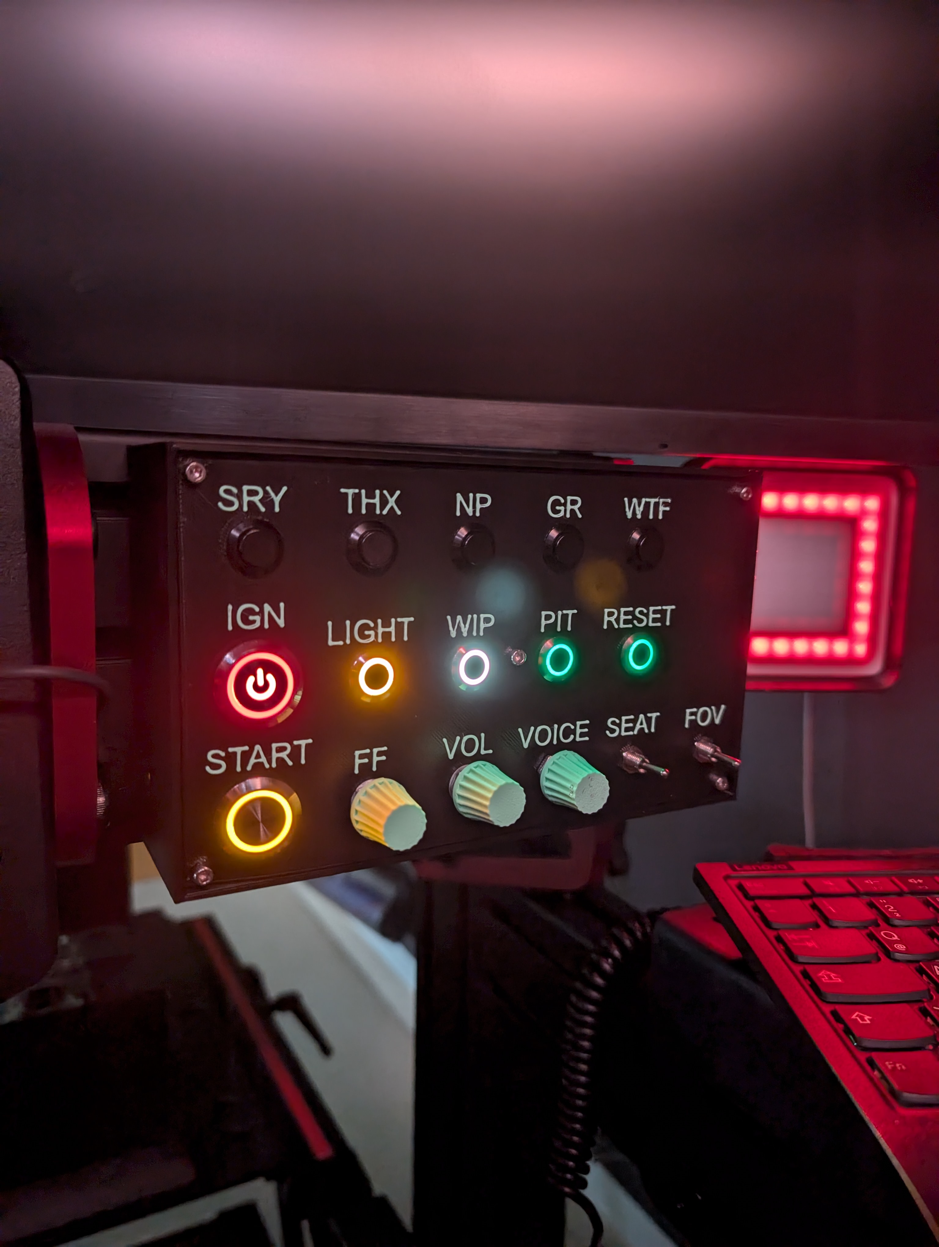 Simracing Buttonbox Deluxe