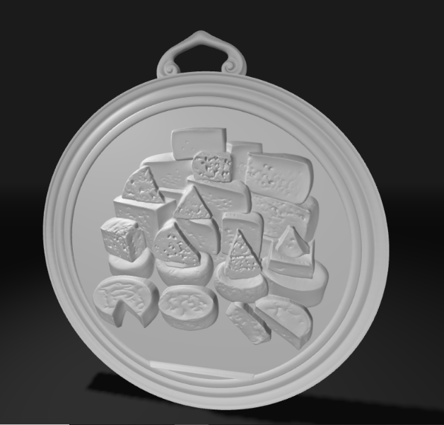 all the cheese ( relief sculpture  )