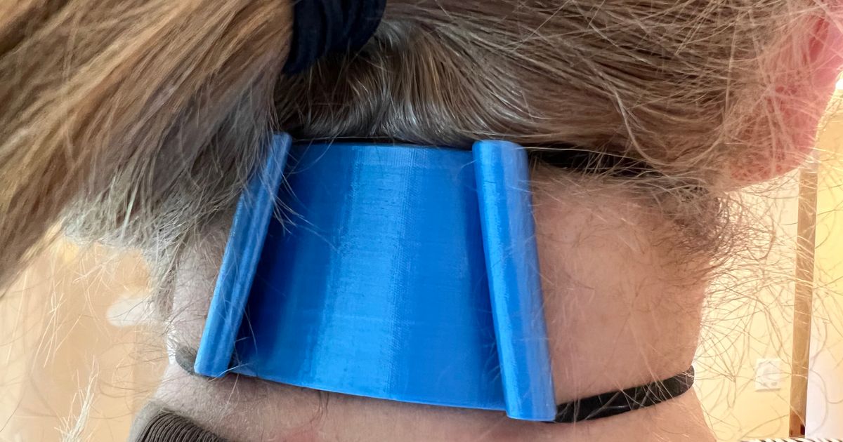 Contoured Mask Relief / Ear Saver by exnerd Download free STL model