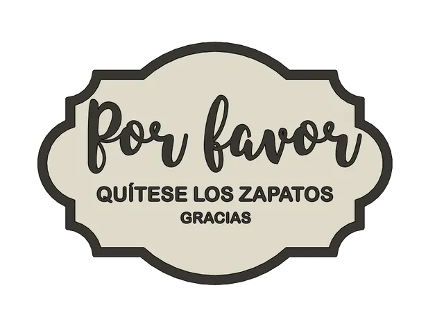 Por favor, quítese los zapatos