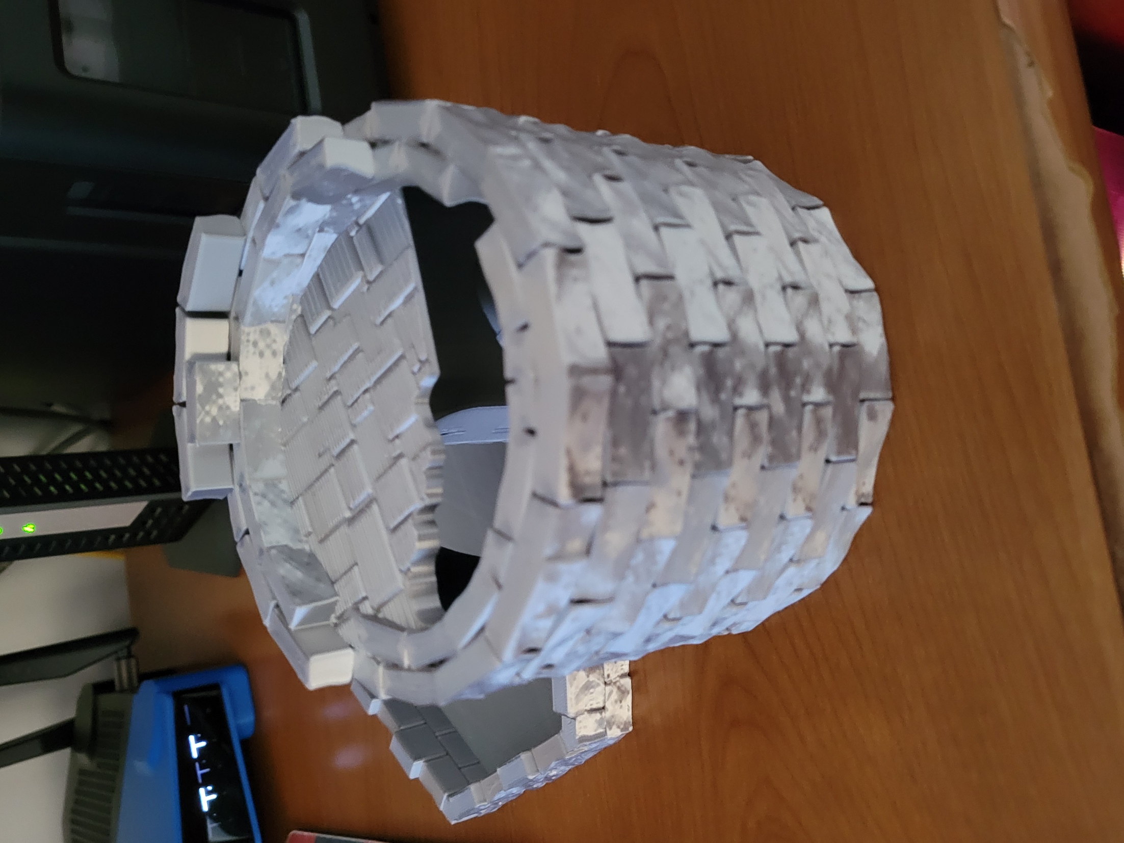 Base attached and the all around ruined top 3D model thumbnail
