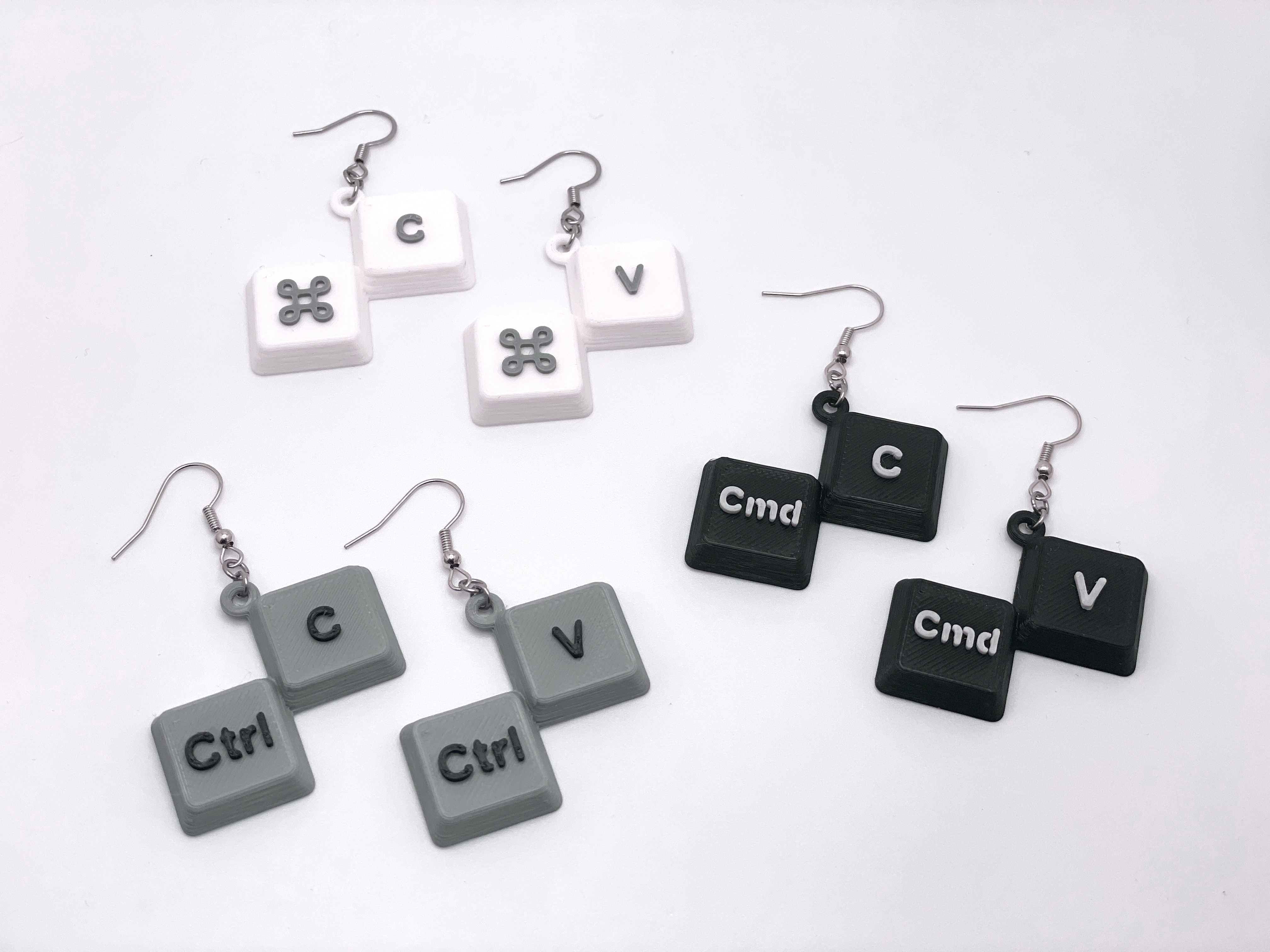 Copy Paste Keycap Earrings
