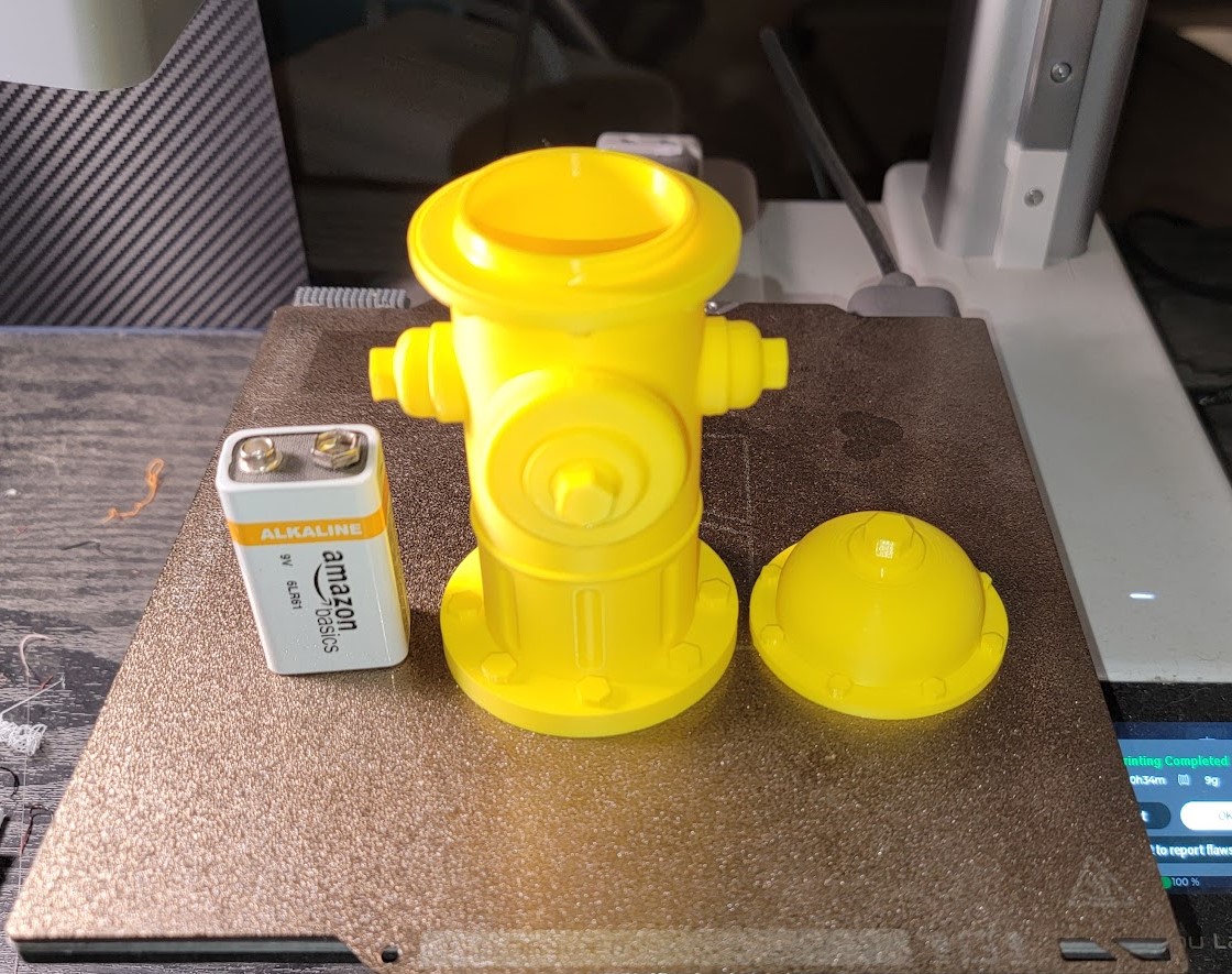 Fire Hydrant Container with screw on top
