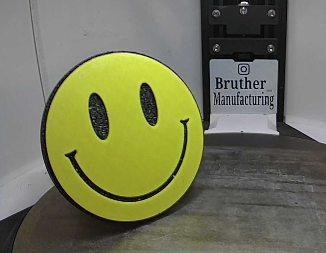 120mm Smiley Face hitch cover
