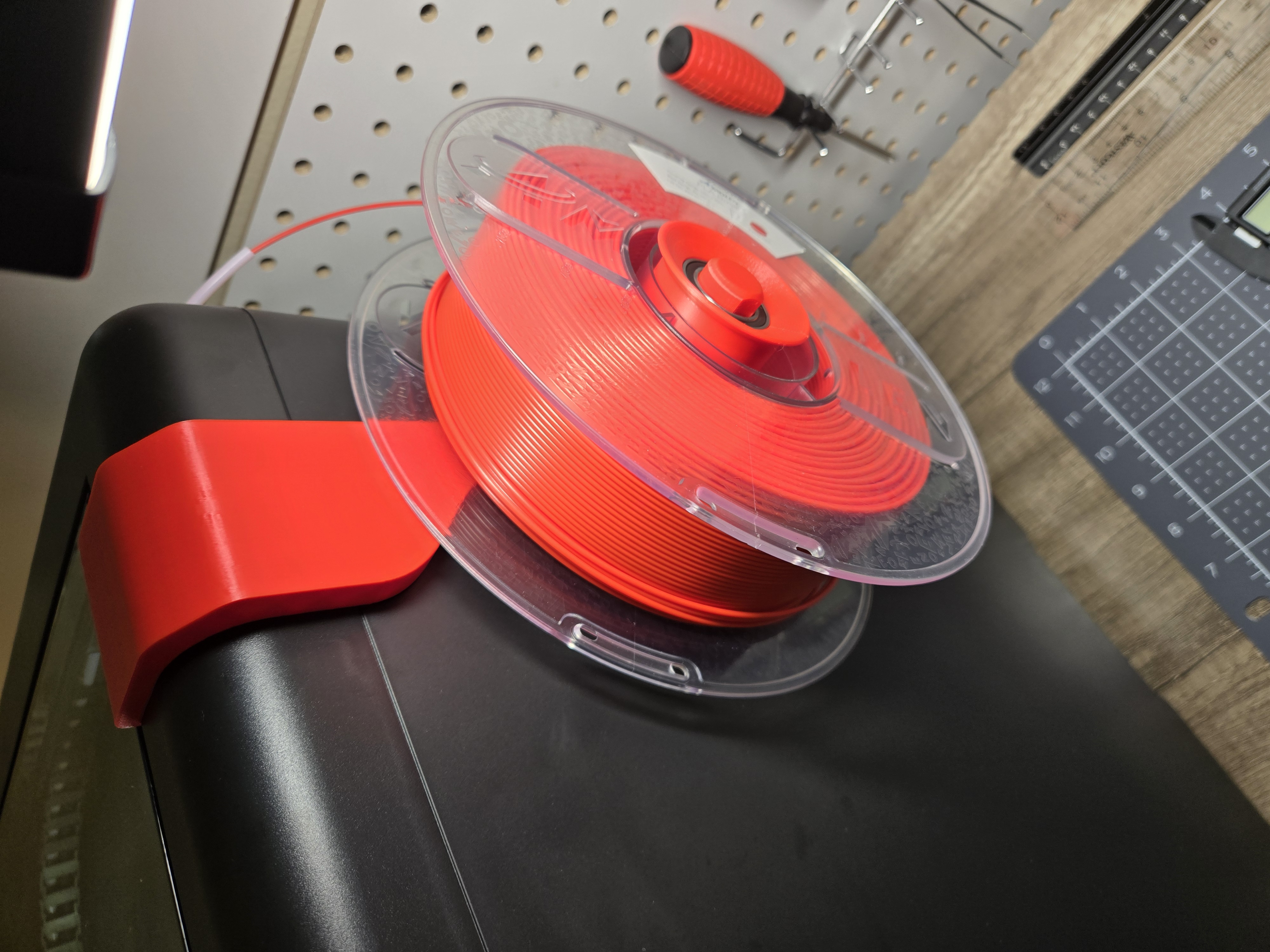 Side spool holder for FlashForge Adventurer 5M Pro (bearings)