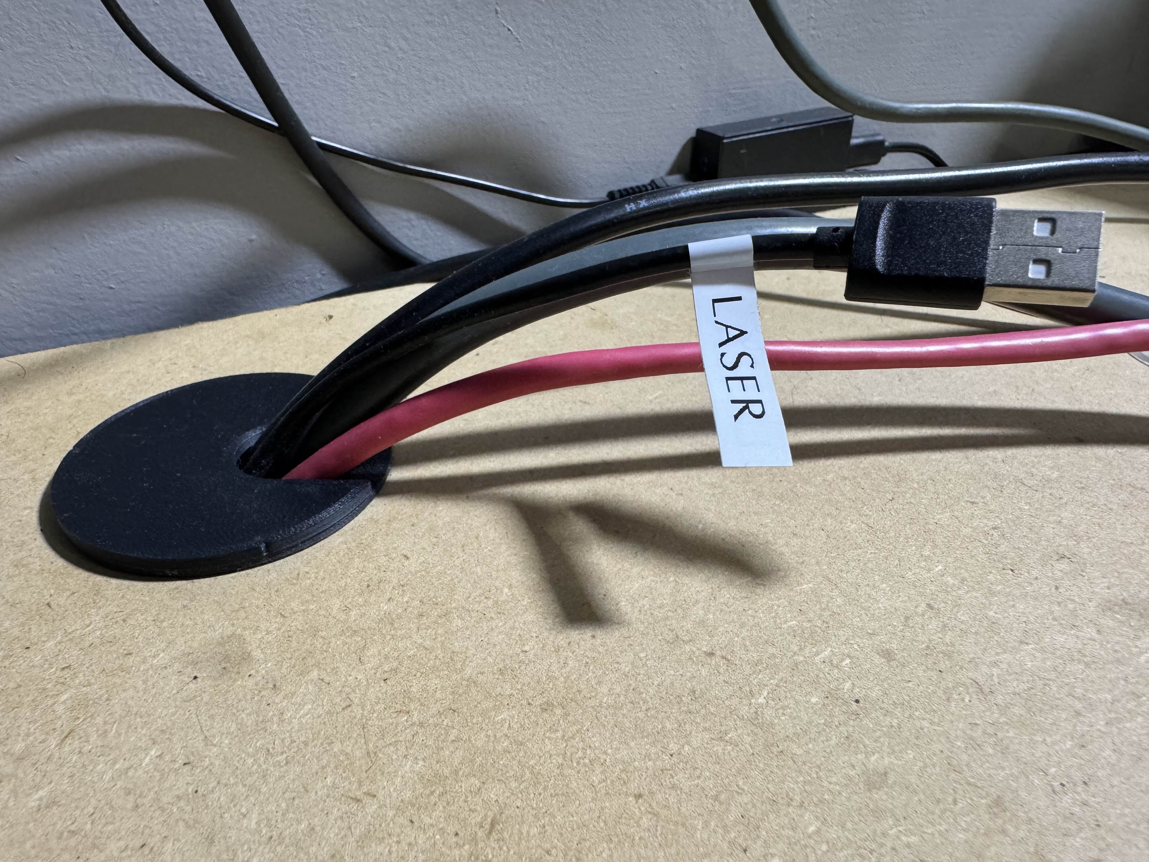 Locking Desk Grommet for Cables