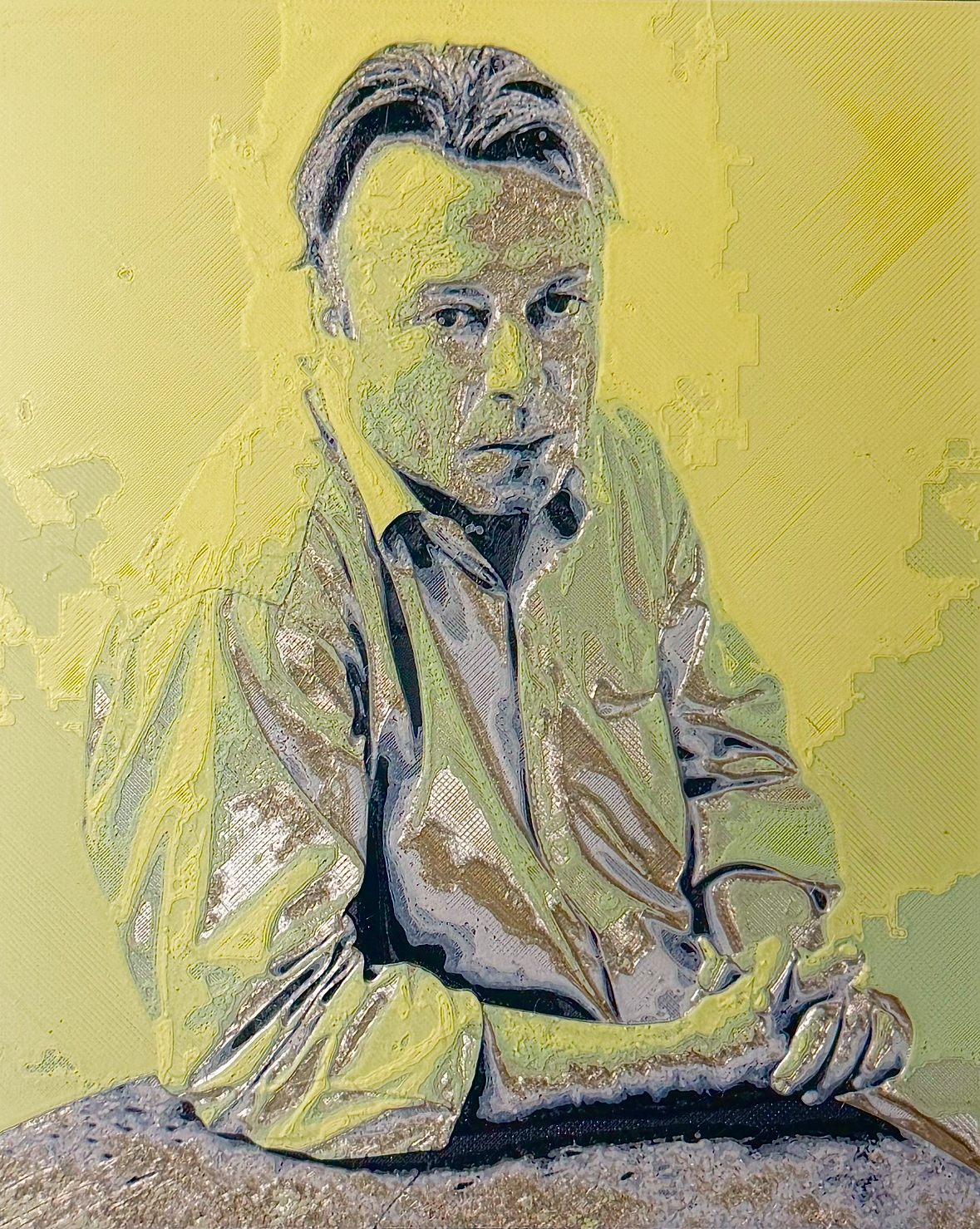 Christopher Hitchens Hueforge Image