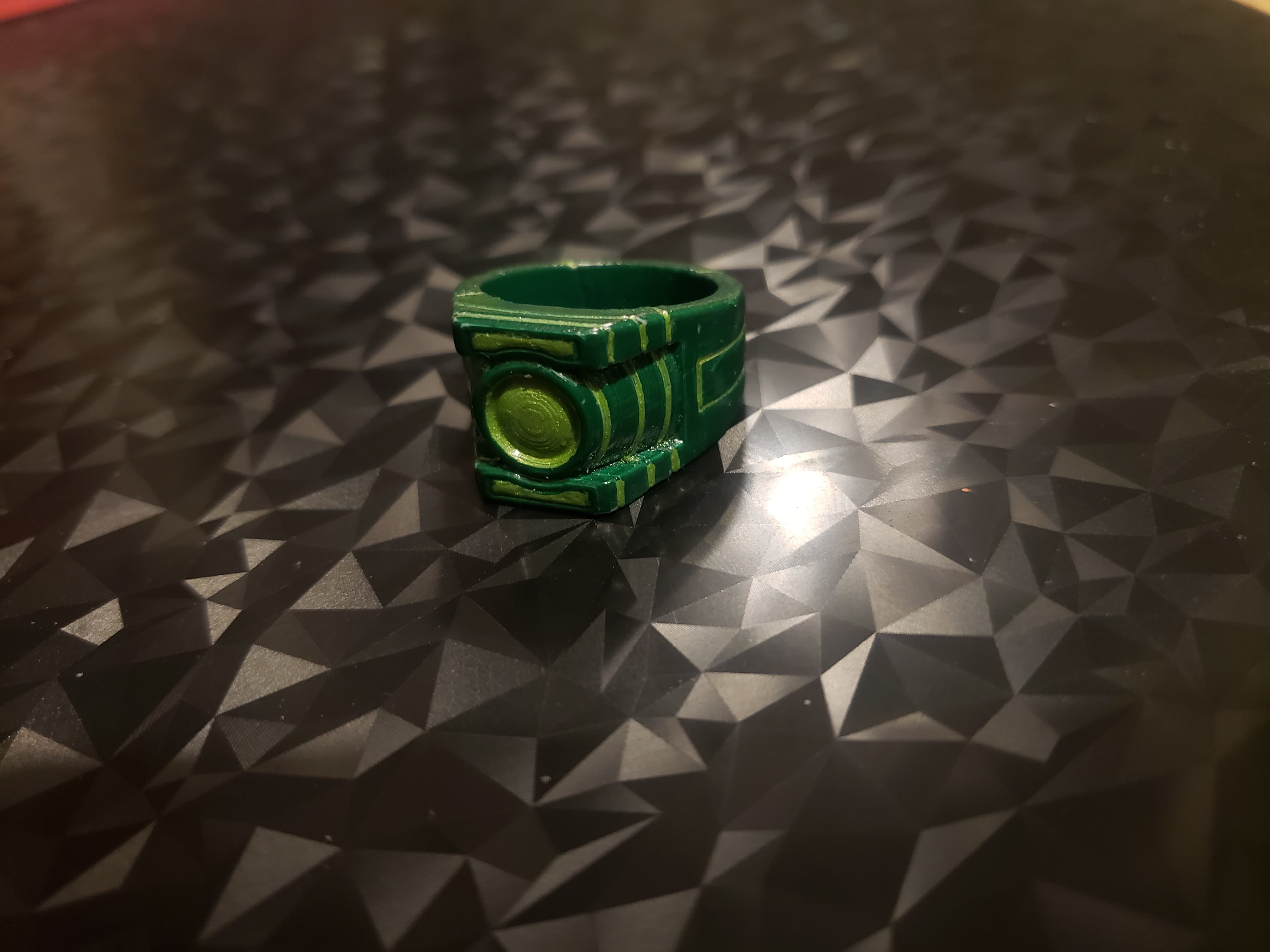 Miniatura 3 do modelo 3D GREEN LANTERN RING