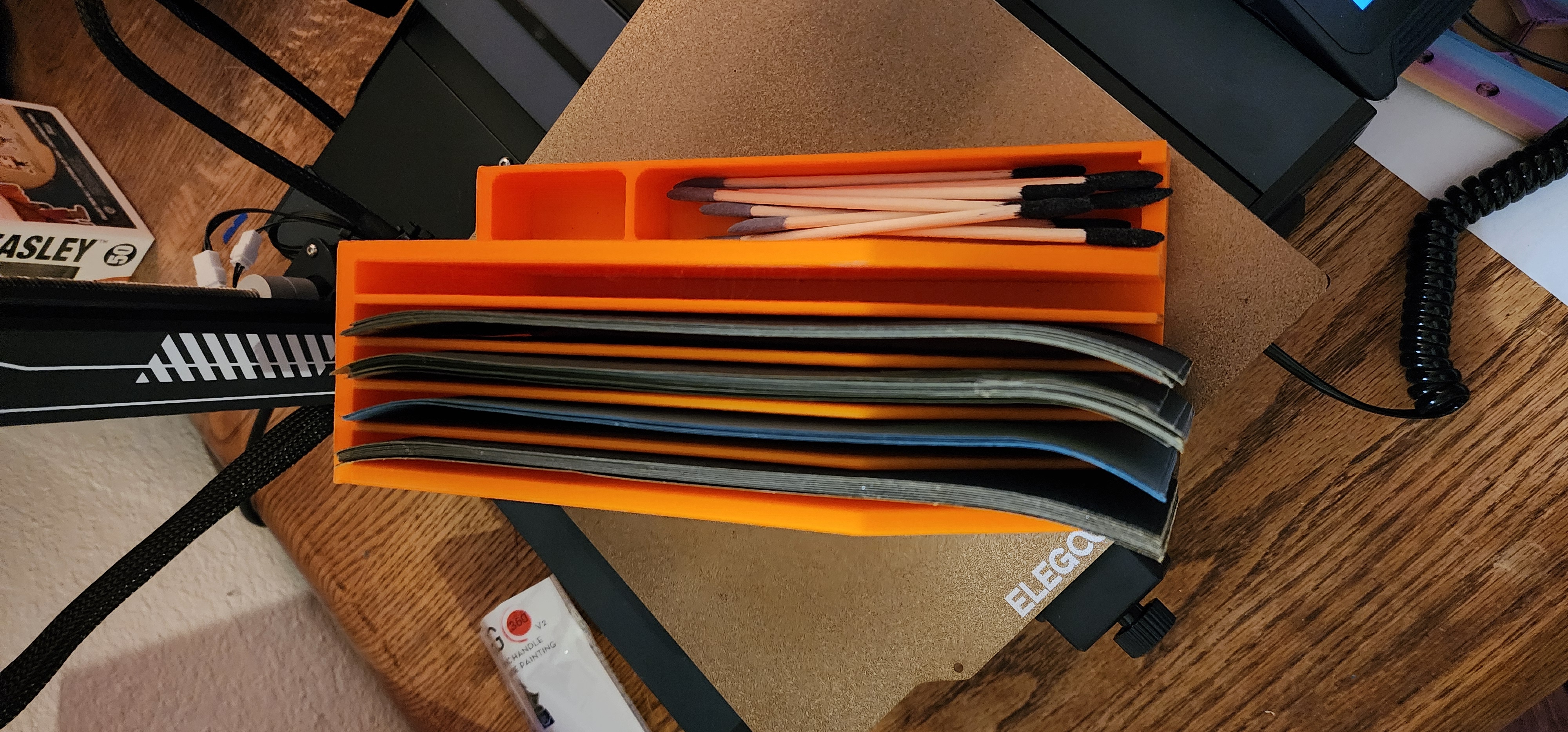 Sandpaper Sheets Storage
