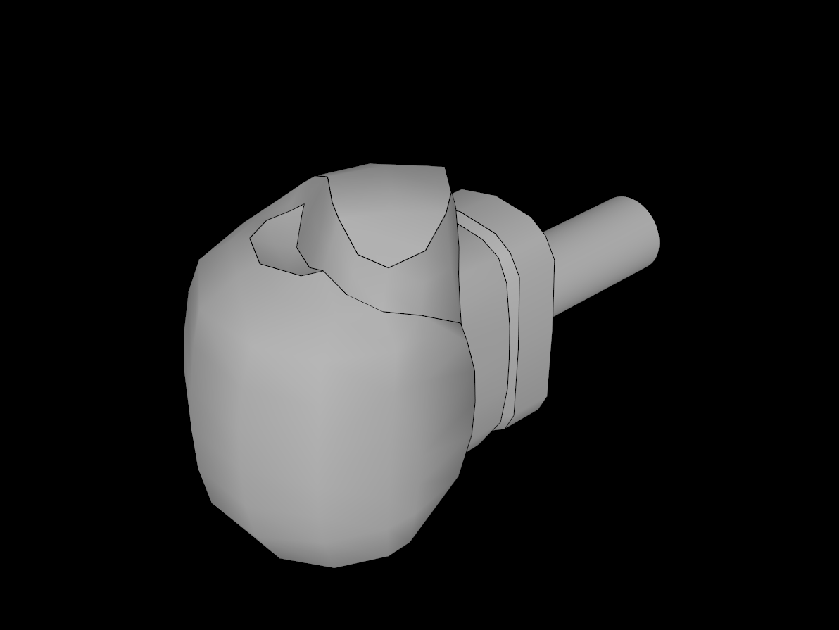 Lego Compatible (95321.dat) Minifig Boxing Glove Right