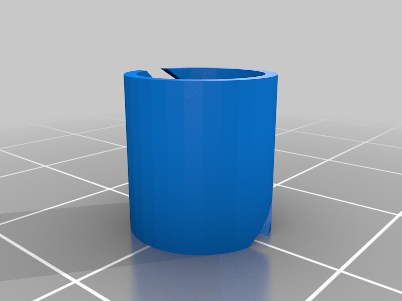 Miniatura 4 do modelo 3D Simple cable clip