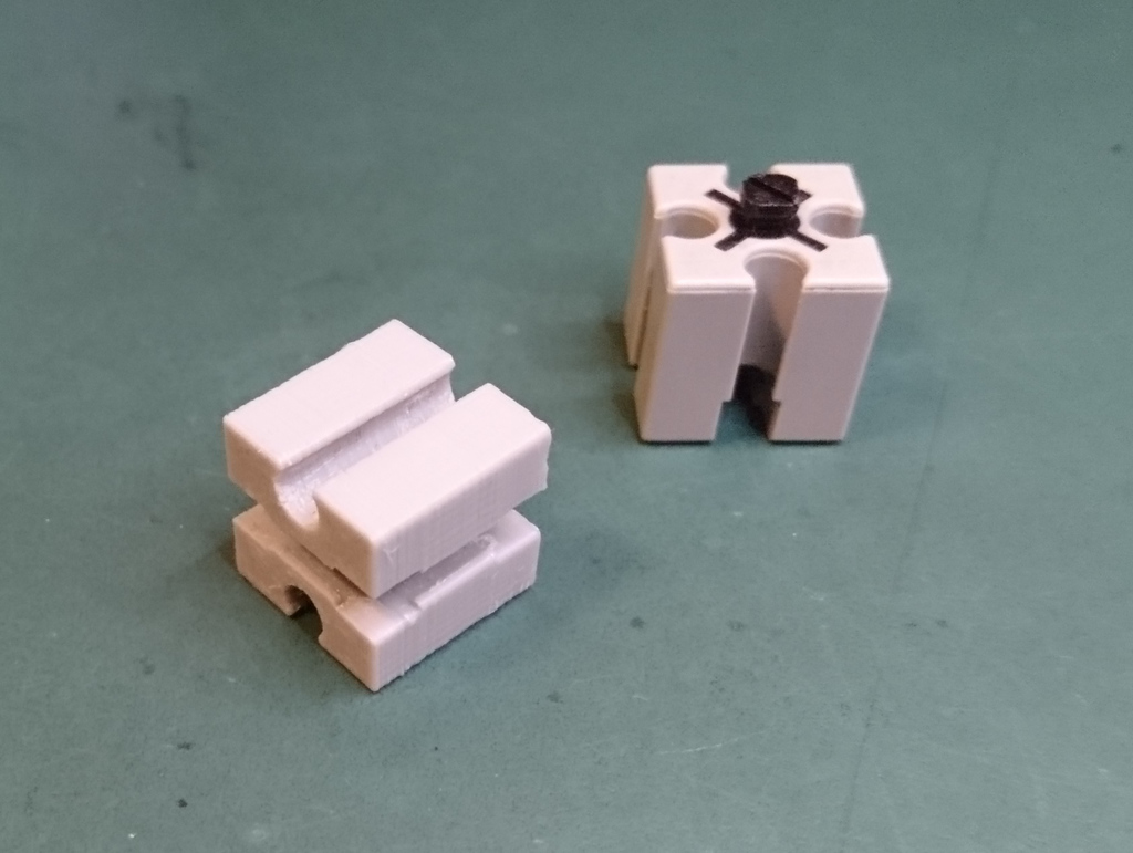 fischertechnik building block 15 with six grooves (Baustein 15 mit sechs Nuten)