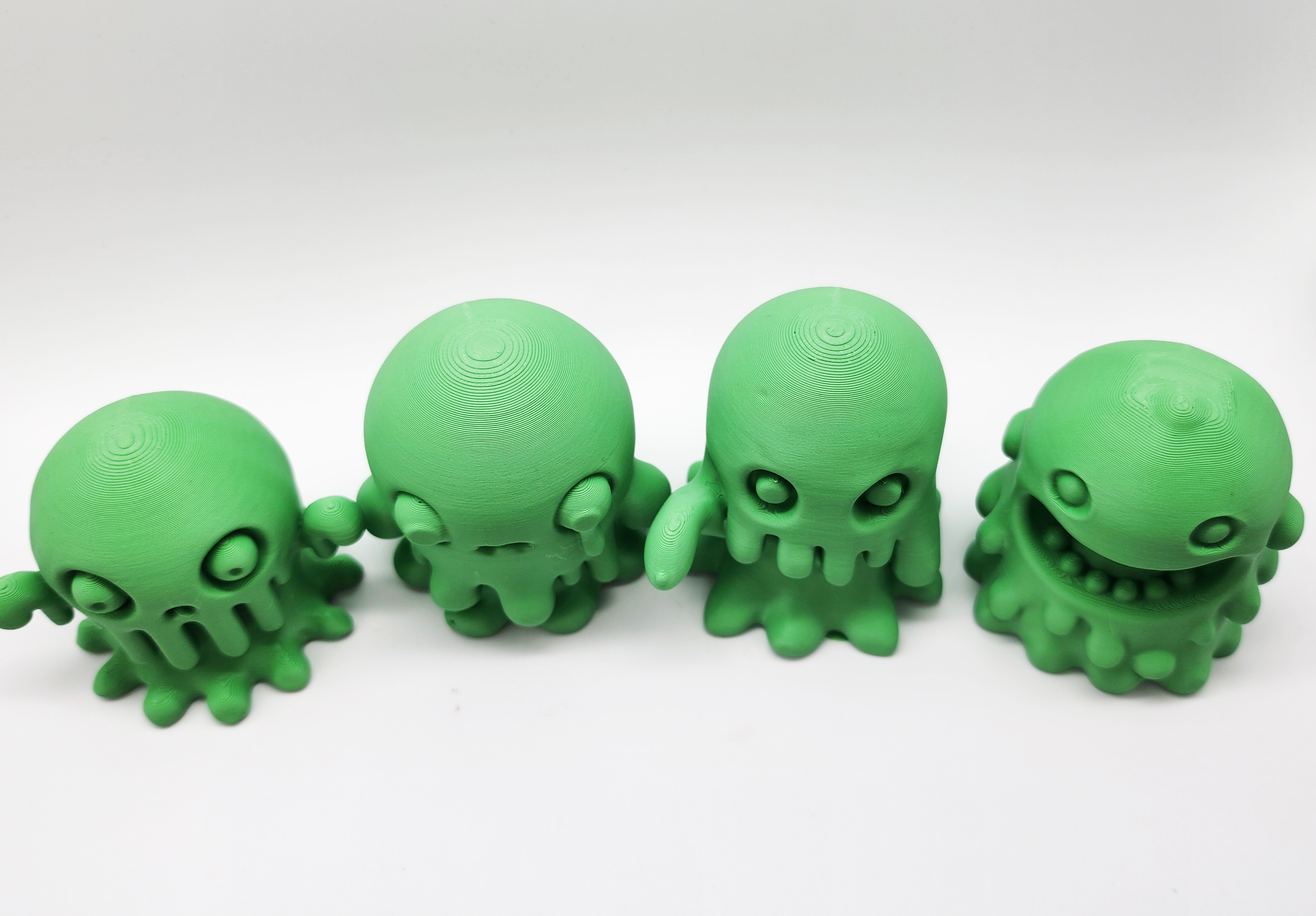 Miniatura 2 do modelo 3D 4 Cute Slimes