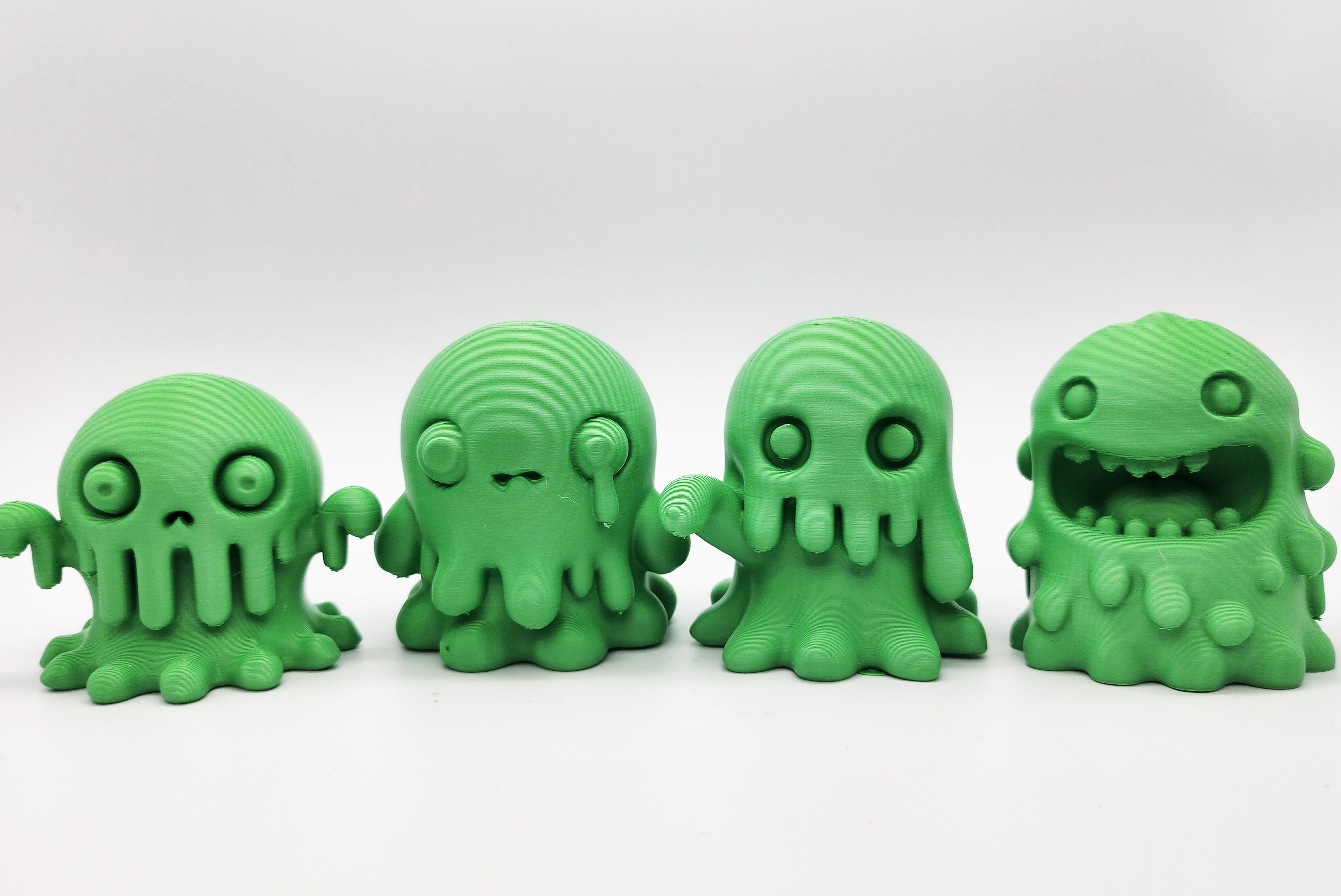 Miniatura 4 do modelo 3D 4 Cute Slimes