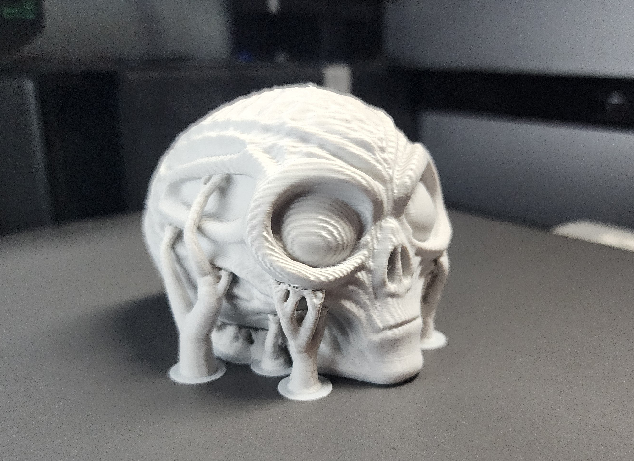 Miniatura 5 do modelo 3D Mummified Alien Skull
