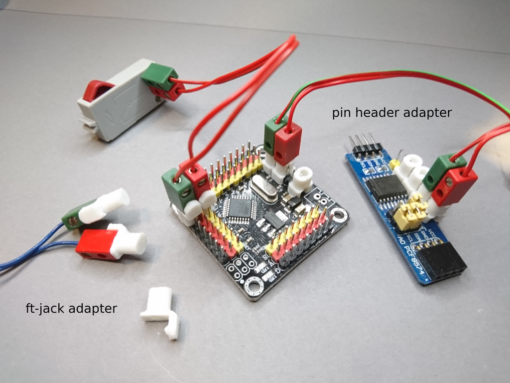 Printbuchse - alternative connector socket for fischertechnik cables