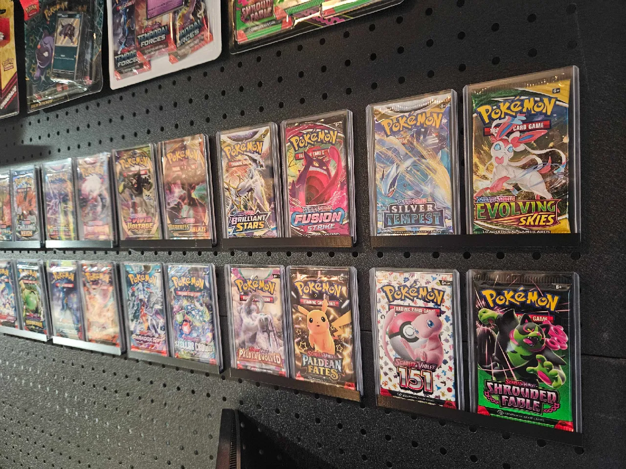 Pegboard (Bunnings) Booster Pack Display for pokemon / magic tcg by  Martin_S | Download free STL model | Printables.com
