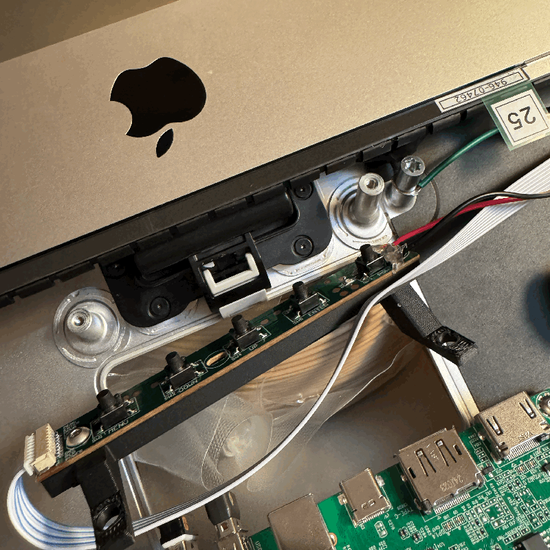 iMac 5k Switch Panel Holder for External Display by Luis Bendix ...