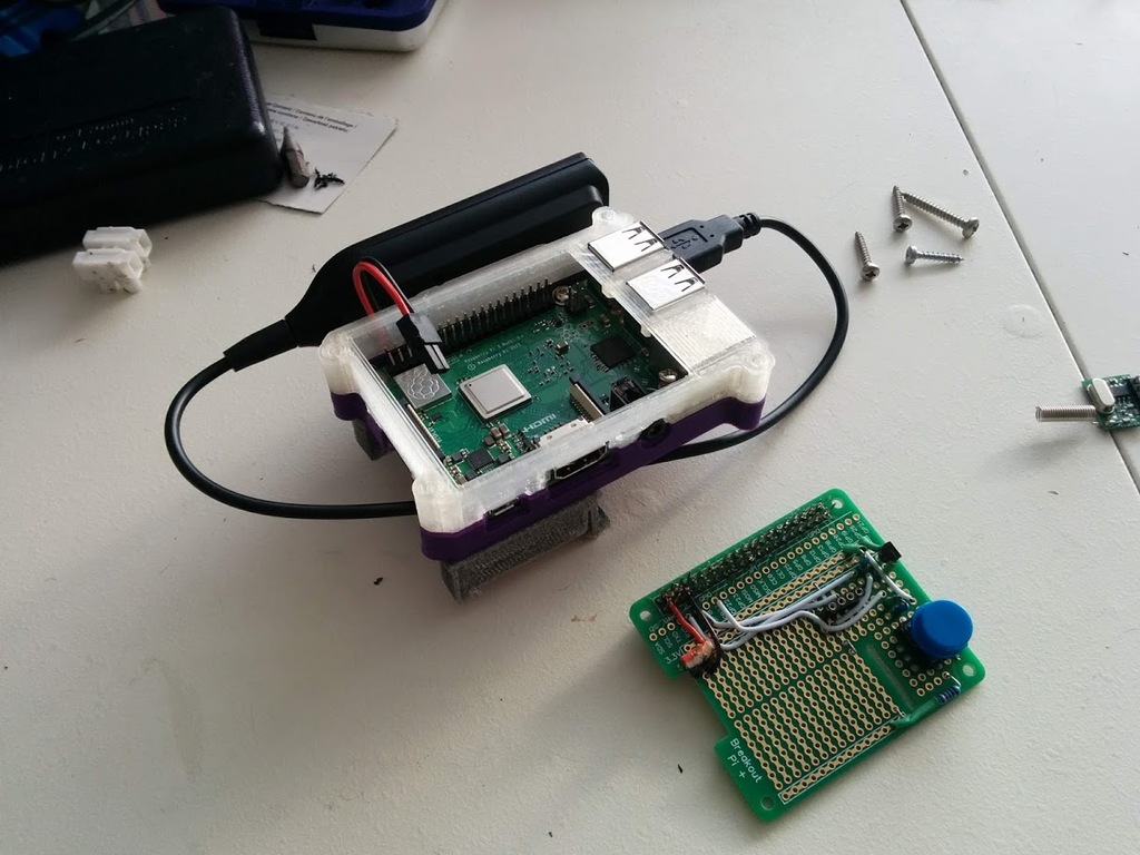 Breakout PI top for Vesa case