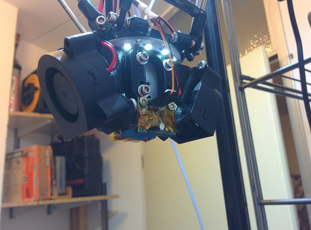 E3D clone DC42 IR sensor and 40mm radial part cooler adapter