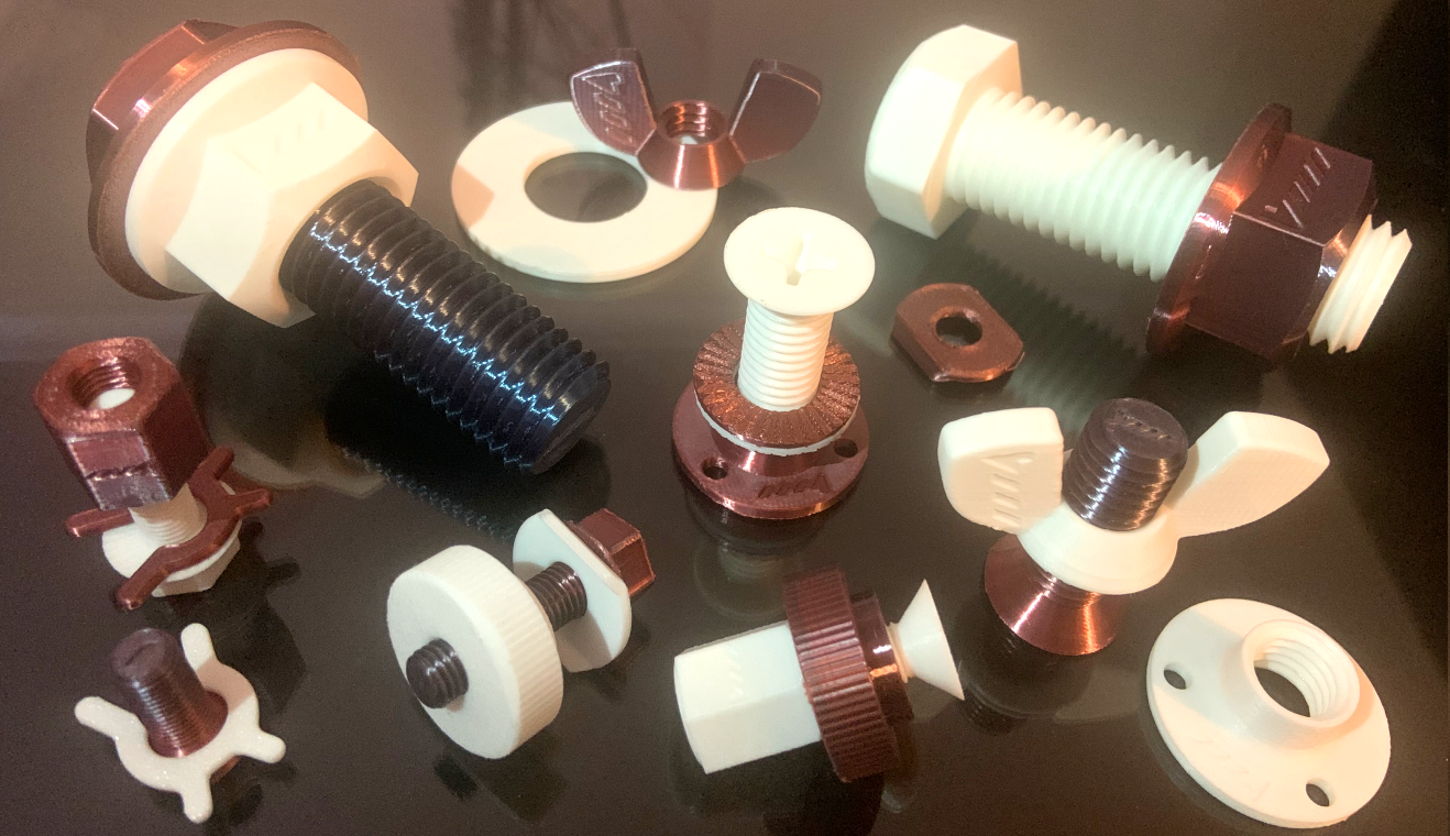 STL Hardware Parts - Imperial Nuts Bolts & Washers
