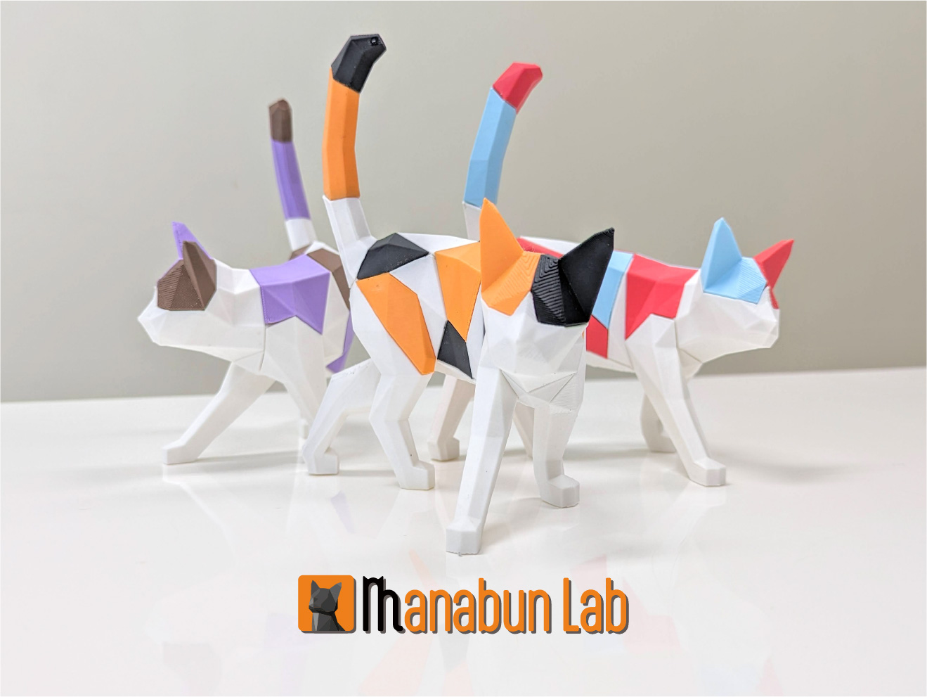 Low Poly Walking Cat Puzzle
