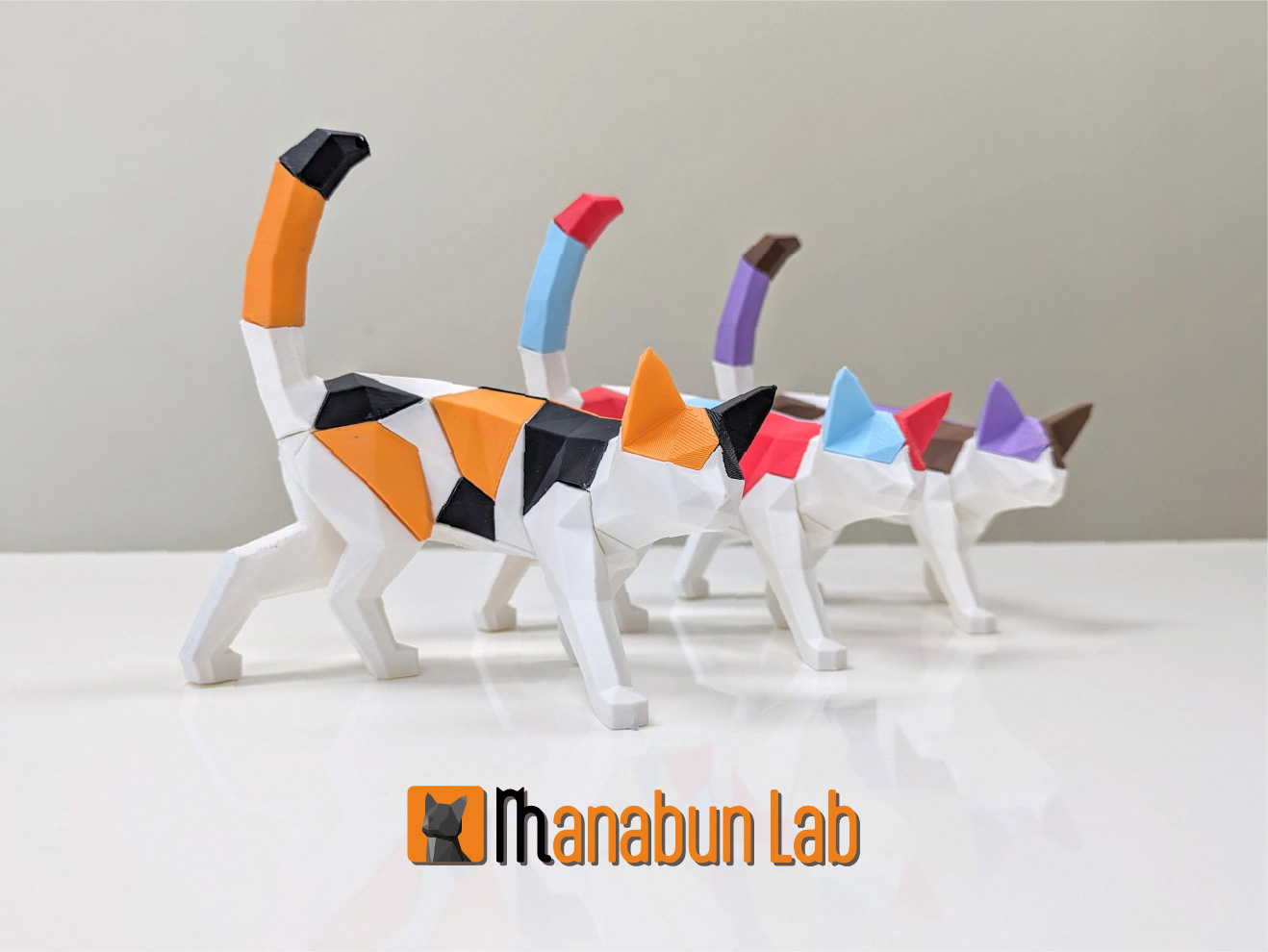 Low Poly Walking Cat Puzzle — thumbnail 3