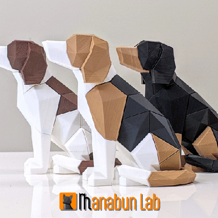 Low Poly Dog Puzzle — miniatura 2