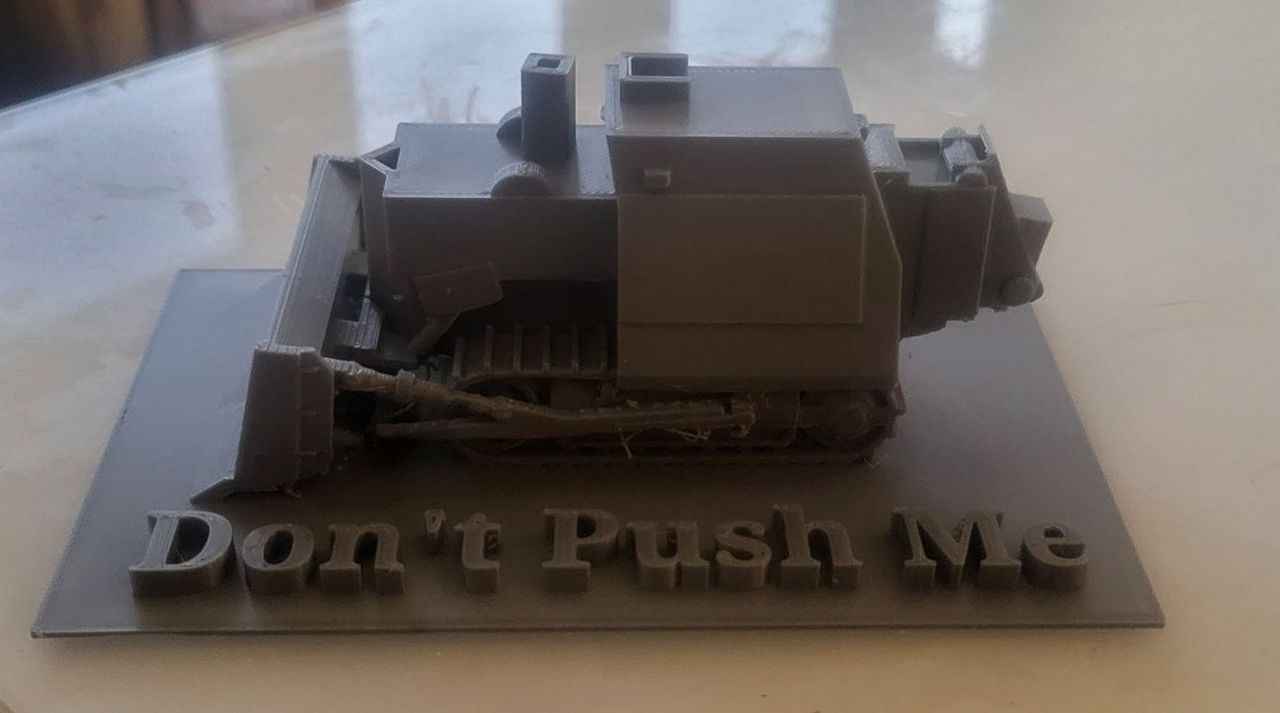 "Push Me" plak p150857 ile Killdozer (Sadece Plastik Aparattır!!!)