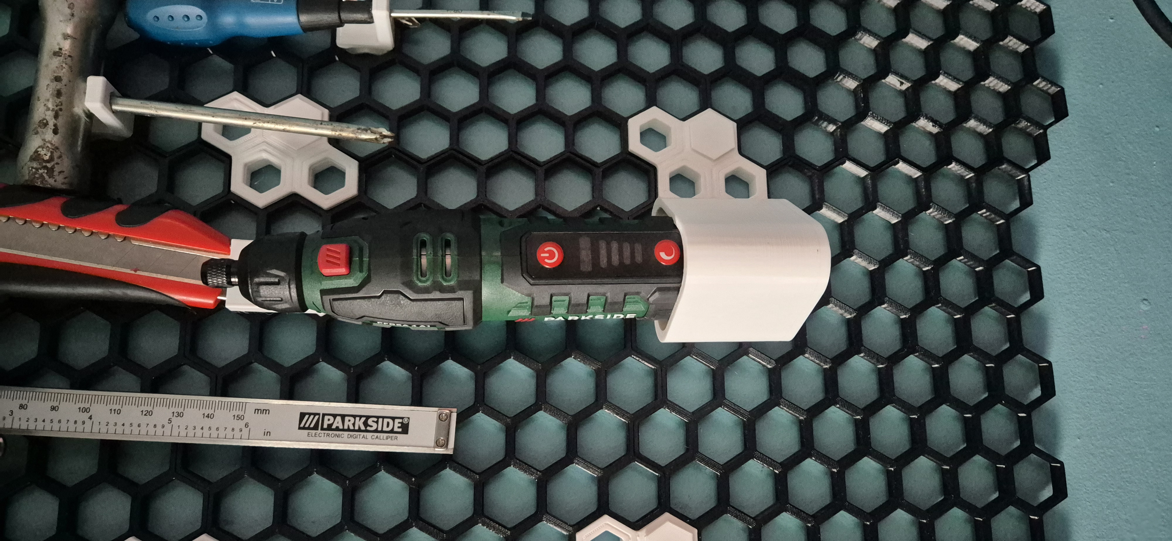 Parkside Cordless Rotary Tool Holder for HSW Honeycomb Storage wall