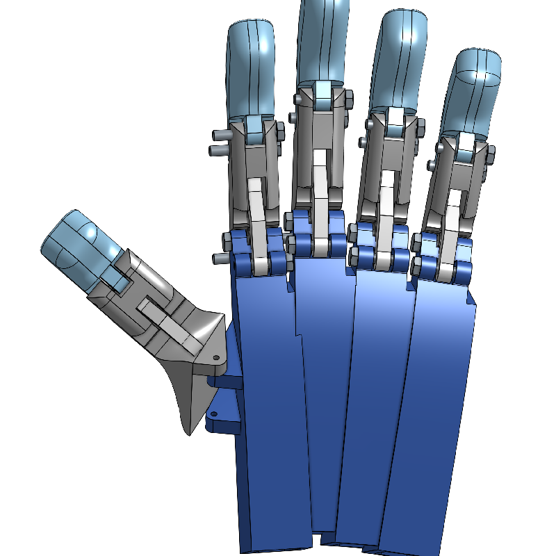 [BETA] Articulated Robotic hand - servo actuated by EvanRLD | Download ...