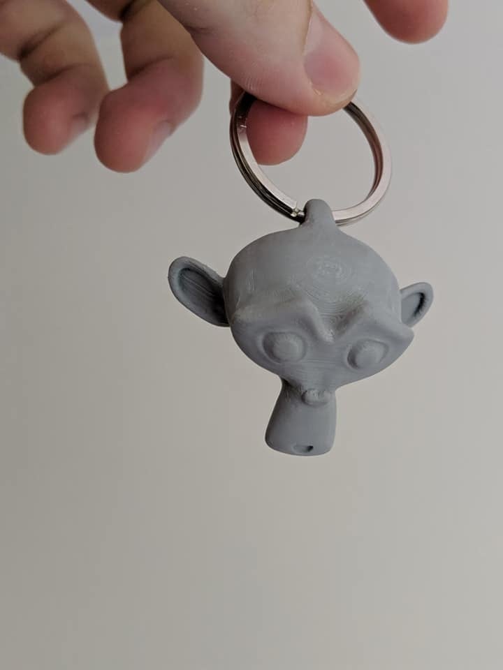 Suzanne Key Chain (Blender Monkey)